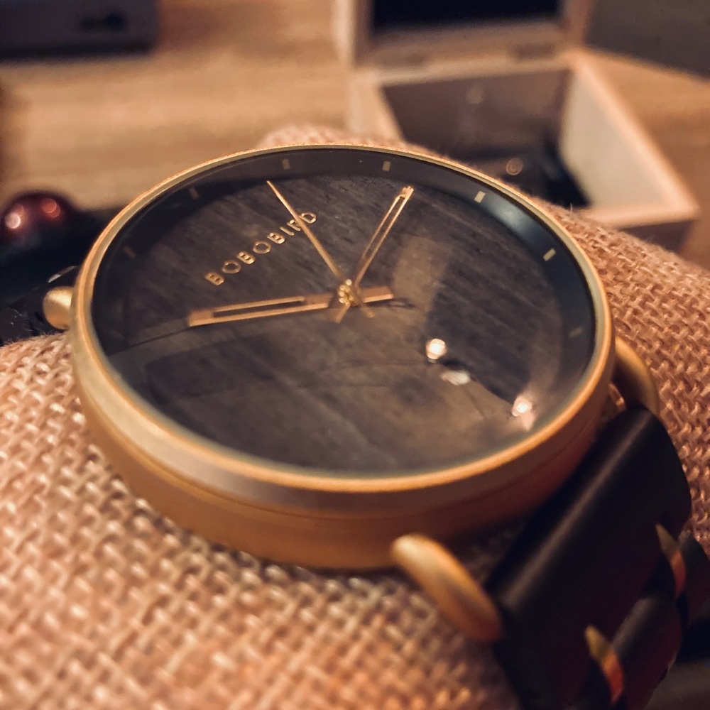 Beautiful Bobo Bird Wood Watch